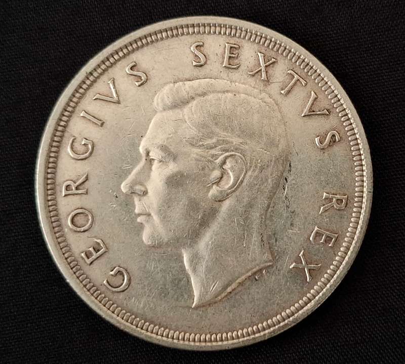 1948 Union Of SA Crown / 5 Shillings                 JJ18
