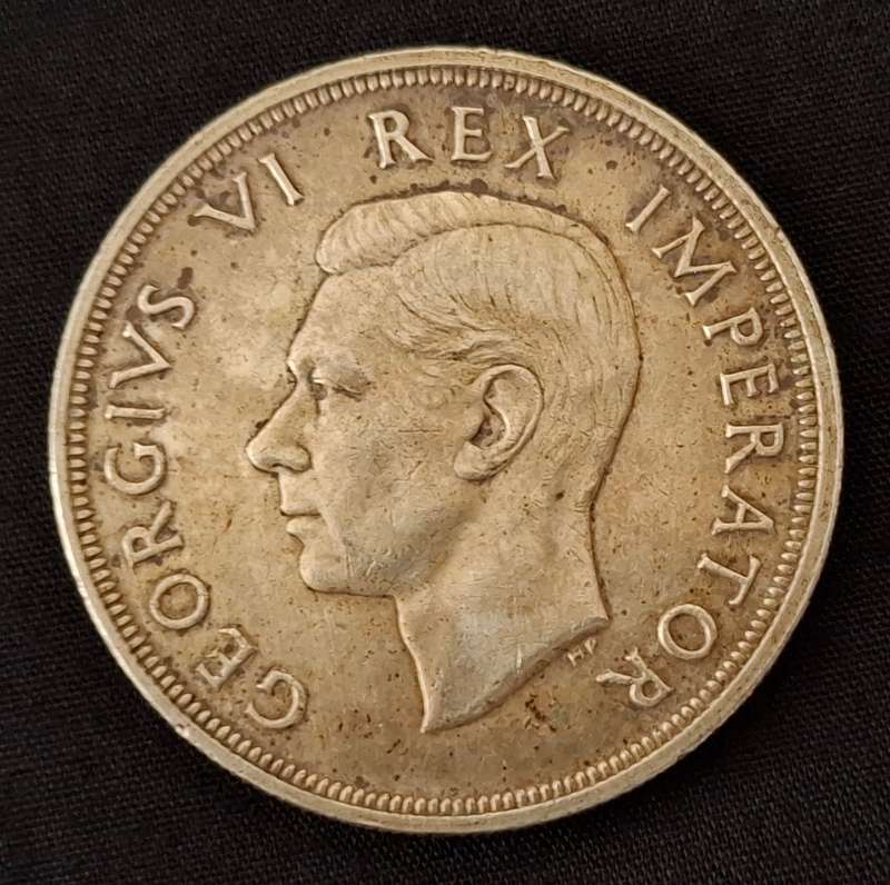 1947 Union Of SA Crown / 5 Shillings                           JJ24