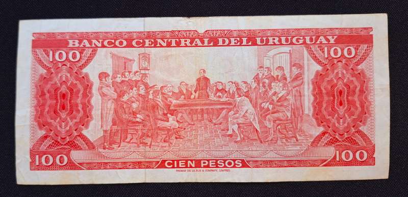 Uruguay 1967 100 Pesos Banknote