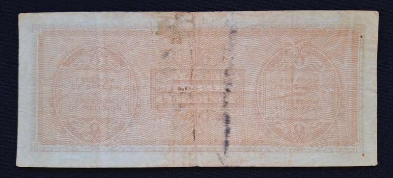 Italy 500 Lire Allied Military Currency Series Of 1943 A            " RARE "                   N8