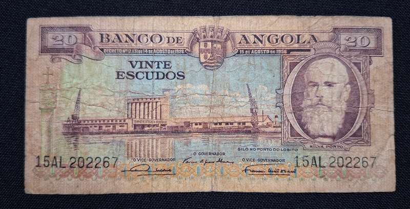 Angola 20 Escudos 1956      Banknote                      N14