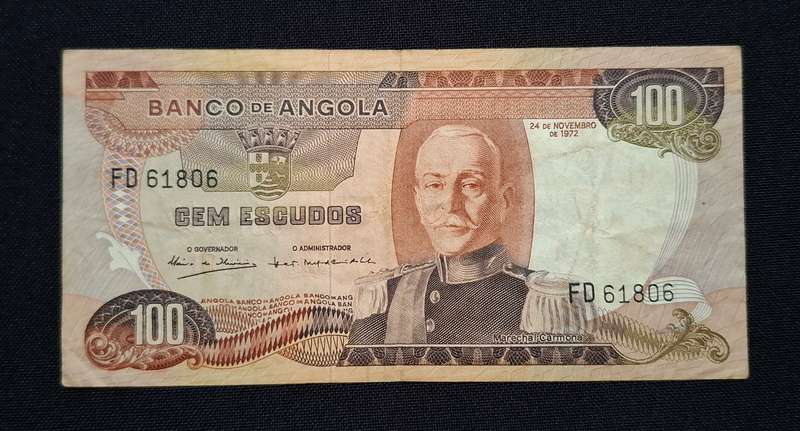 Angola 1972 100 Escudos Banco de Angola             N15