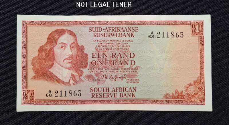 TW de Jongh R1 Note  A681   211863           No.17      **  STARTING @ R1  **