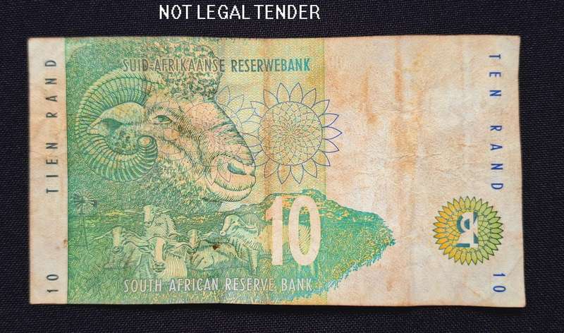 South African CL STALS R10 Note   AA 5510314 A            No.19       *** STARTING @ R1 ***