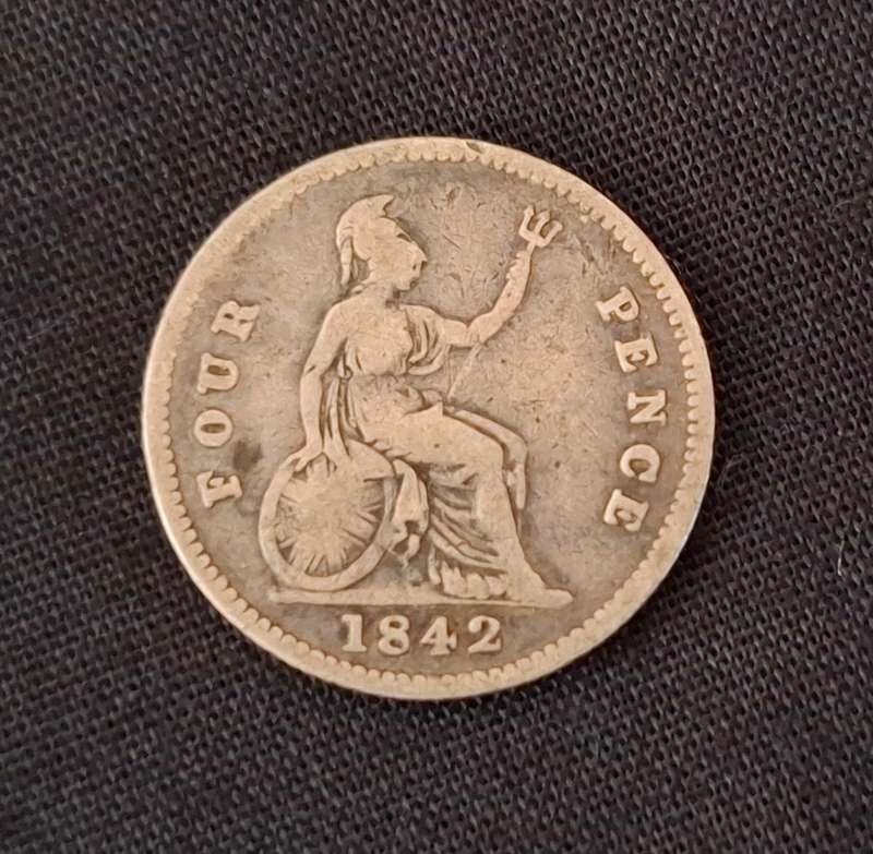 1842 Great Britain Four Pence                                JJ28
