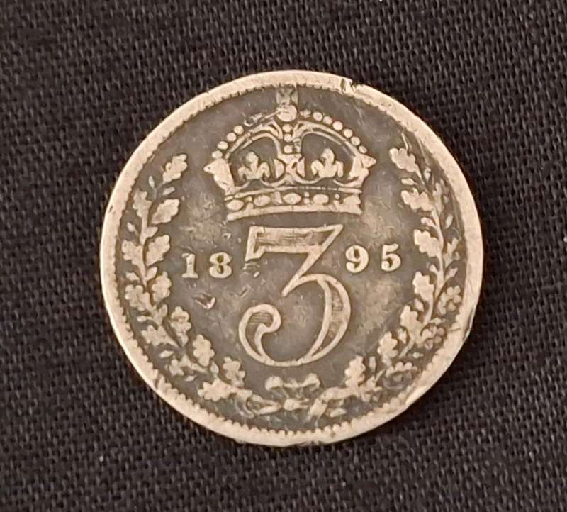 1895 Great Britain Three Pence                        JJ29