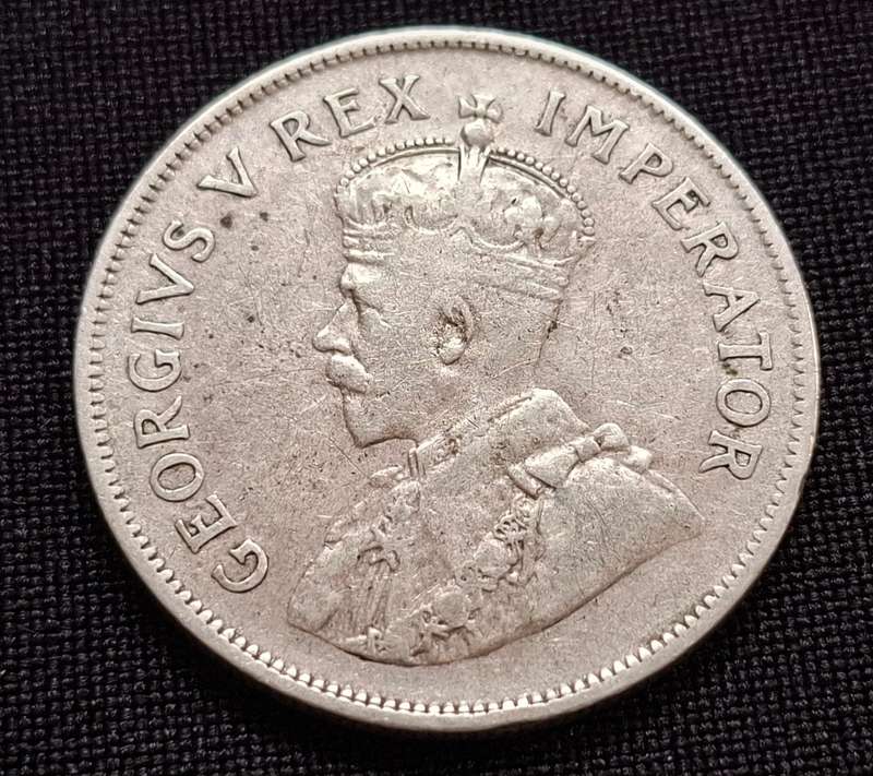 1936 Union of South Africa Two and a Half Shillings        T2