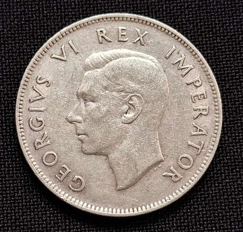 1944 Union of South Africa Two and a Half Shillings         T3