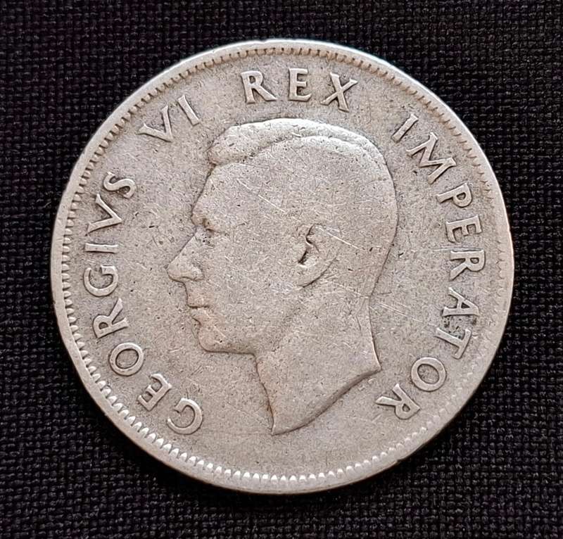 1941 Union of South Africa Two and a Half Shillings                T12a