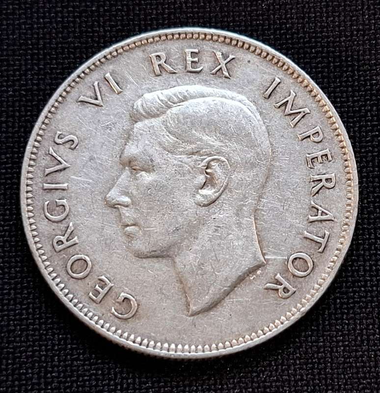 1945 Union of South Africa Two and a Half Shillings                      T14