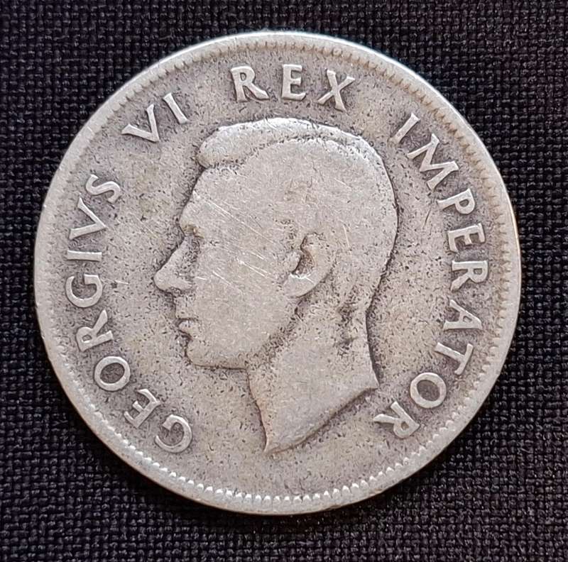 1941 Union of South Africa Two and a Half Shillings        T16b
