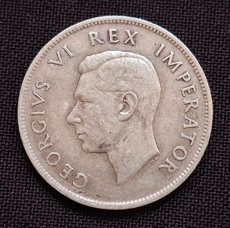 1942 Union of South Africa Two and a Half Shillings                        T21