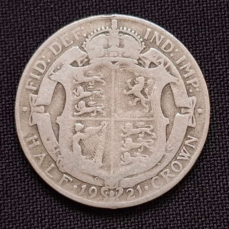 1921 Great Britain Half Crown                   T23