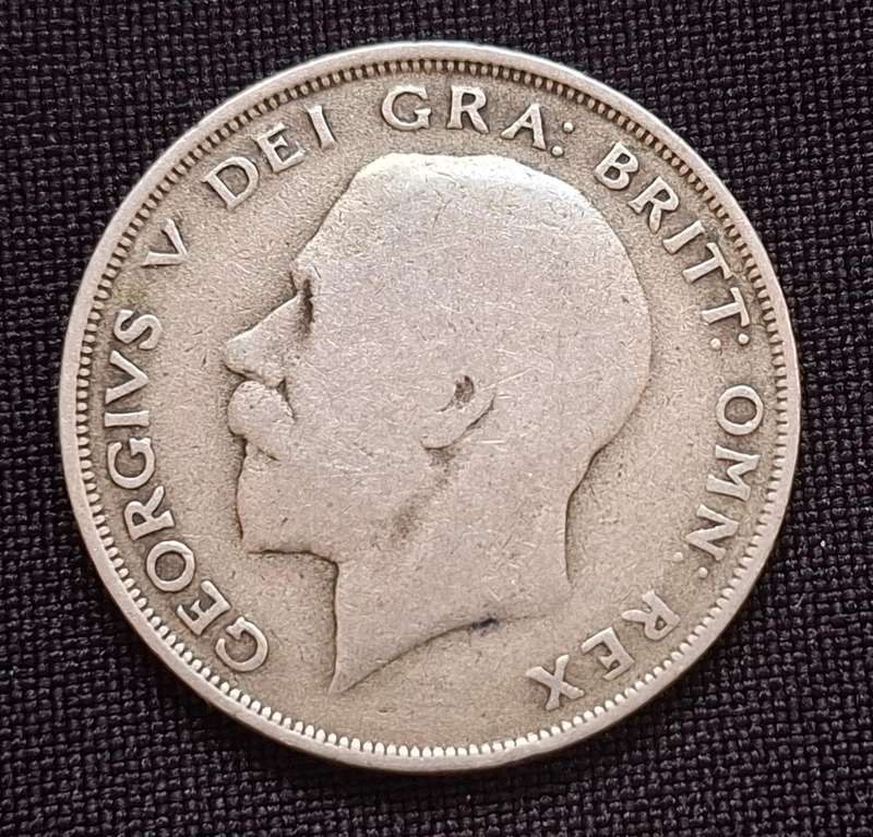 1921 Great Britain Half Crown                   T23