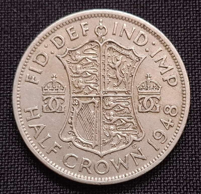 1948 Great Britain Half Crown                  T24