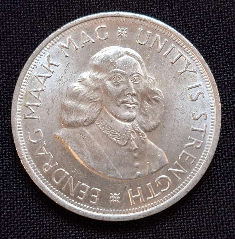 1964 South Africa Fifty Cent Coin                    T35