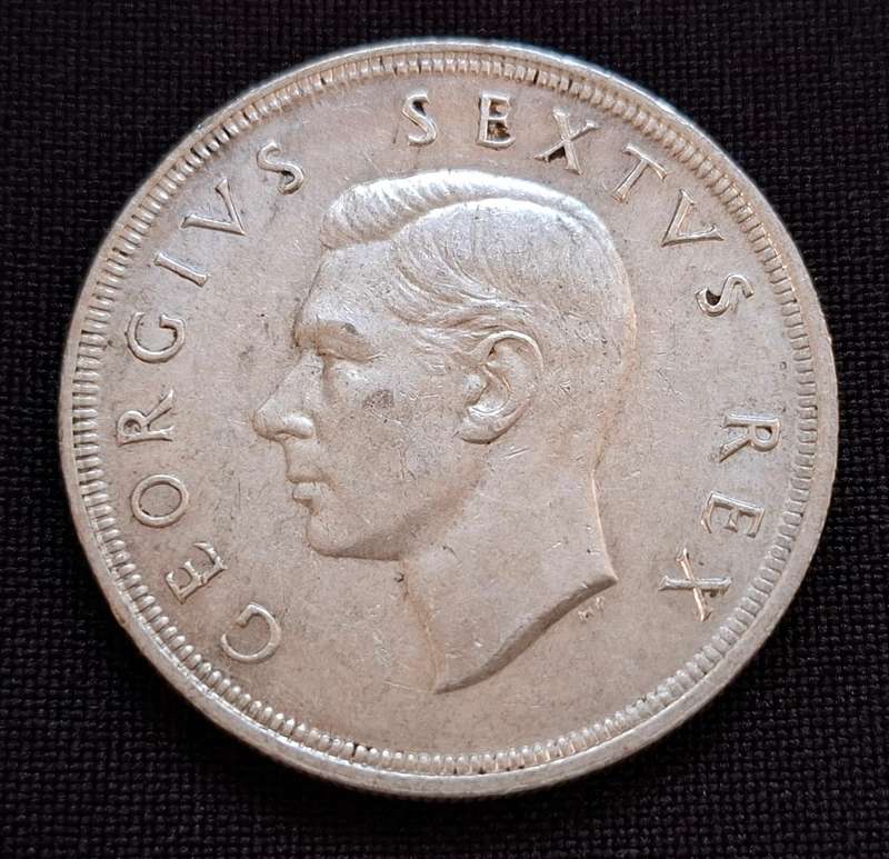1951 Union Of SA Crown / 5 Shillings                     T38
