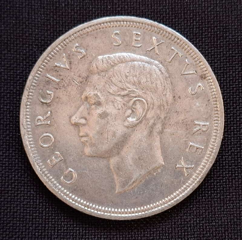 1951 Union Of SA Crown / 5 Shillings                     T43