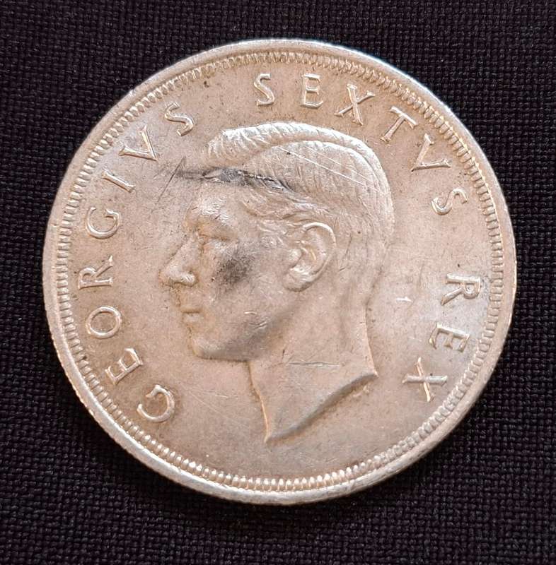 1652 - 1952 Union Of SA Crown / 5 Shillings                       T44