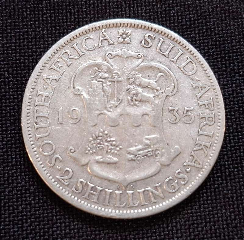 1935 Union Two Shillings                    T45