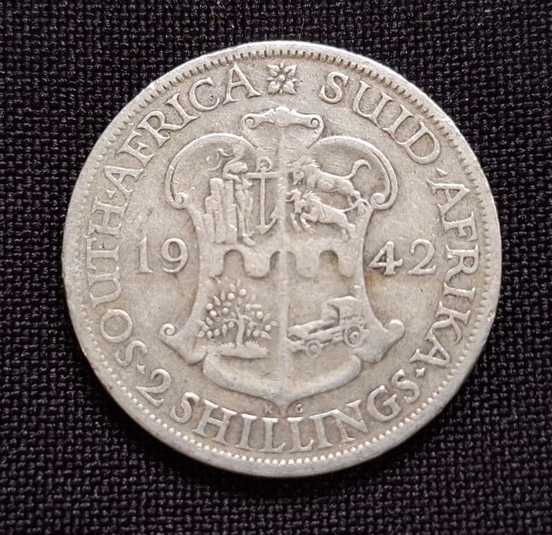 1942 Union Two Shillings                T48