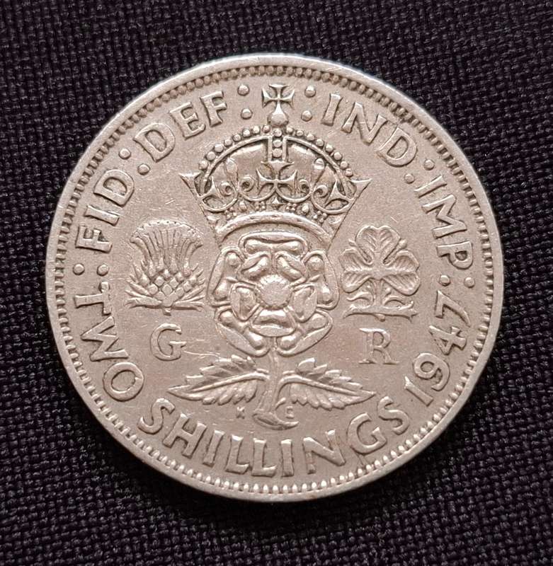 1947 Great Britain  Two Shillings                    T49