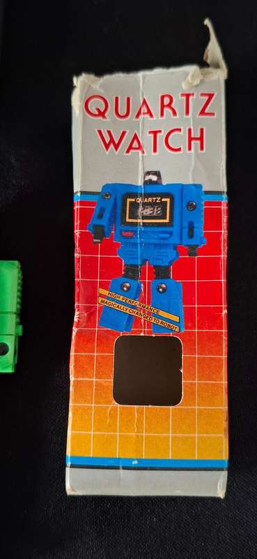 Takara Watch  1980's  Vintage Robot Transformers  ***RARE *** RARE ***  WORKING  *  See Description