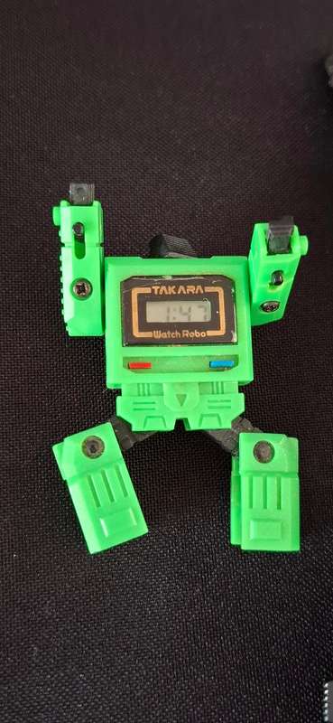 Takara Watch  1980's  Vintage Robot Transformers  ***RARE *** RARE ***  WORKING  *  See Description