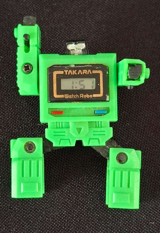 Takara Watch  1980's  Vintage Robot Transformers  ***RARE *** RARE ***  WORKING  *  See Description