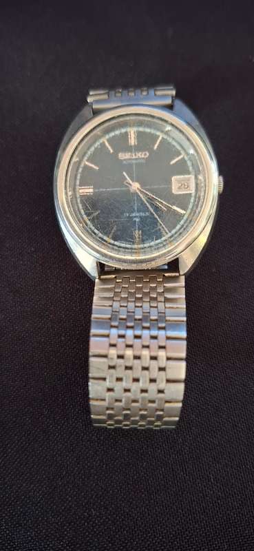 Vintage (Aug 1973) SEIKO 7005-7100 automatic watch, 17 jewels  ( Working, Needs Service )