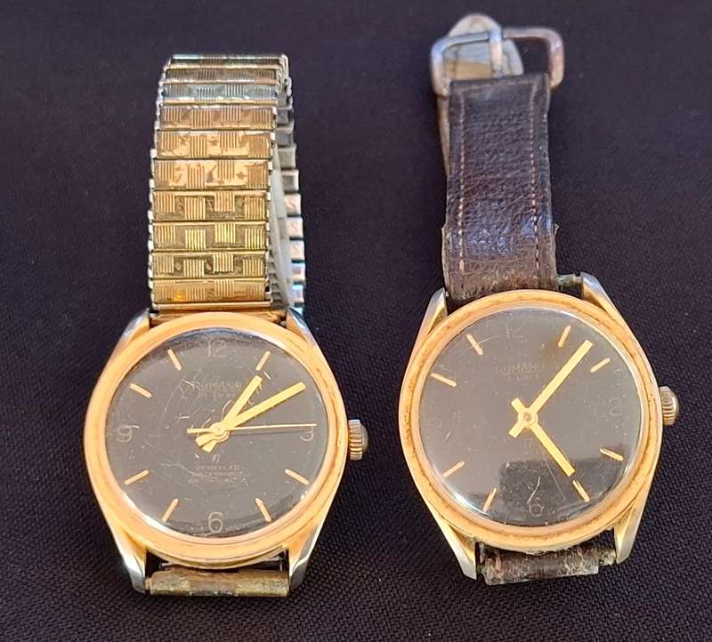 2 x ROMANO DE LUXE - Men's Watches ------ FOR SPARES ------ Starting @ R1