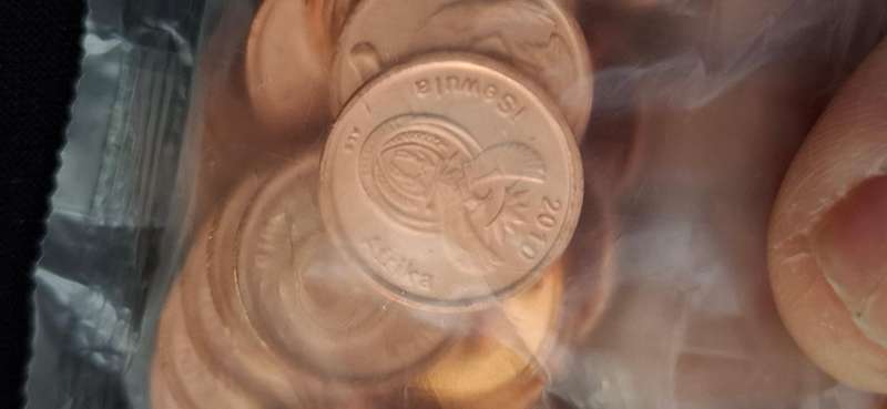RSA 2010 Five Cents ---- UNC Still Sealed                              NO.1