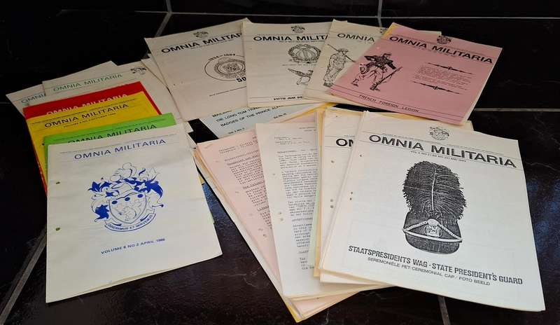 The South Africa Military Collectors Society  Lot   ( One Bid For The Lot )
