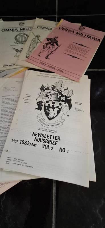 The South Africa Military Collectors Society  Lot   ( One Bid For The Lot )