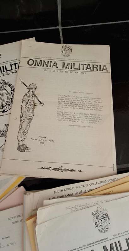 The South Africa Military Collectors Society  Lot   ( One Bid For The Lot )