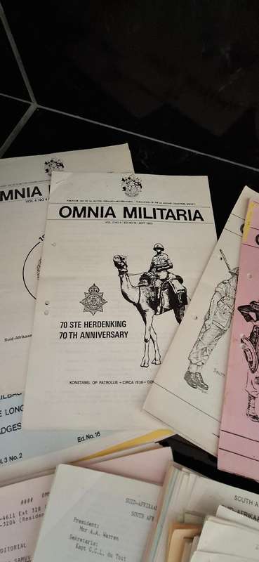 The South Africa Military Collectors Society  Lot   ( One Bid For The Lot )