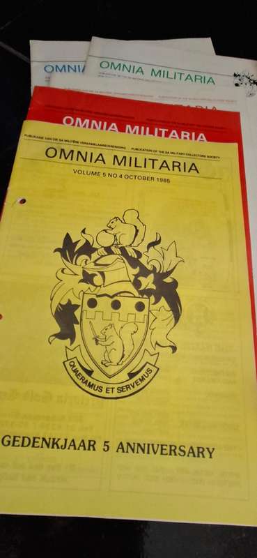 The South Africa Military Collectors Society  Lot   ( One Bid For The Lot )