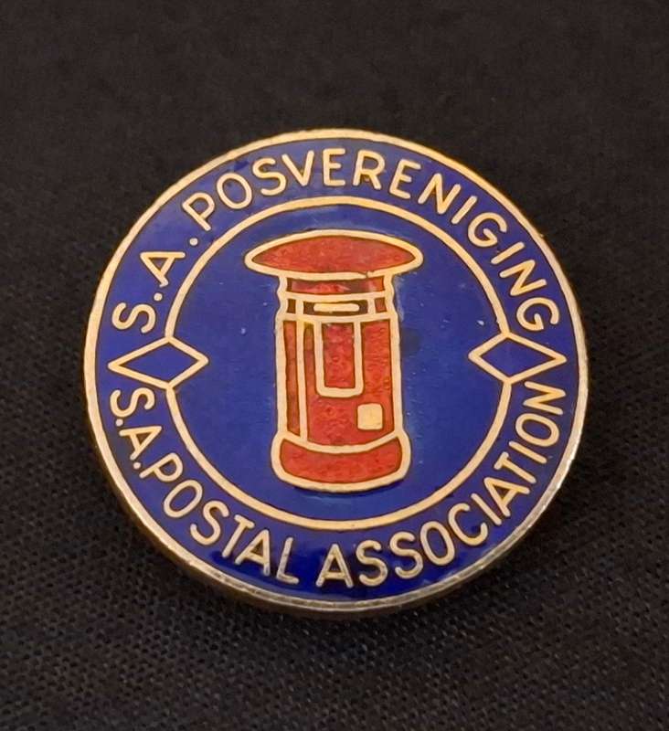 SA Posvereniging / Postal Association Buttonhole Badge                          E19
