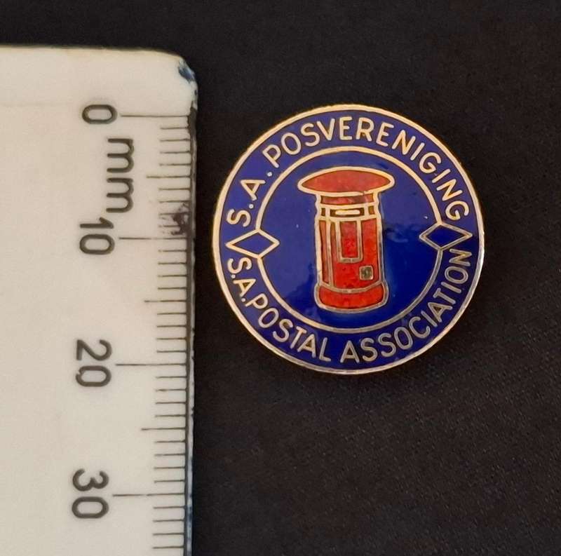 SA Posvereniging / Postal Association Buttonhole Badge                          E19