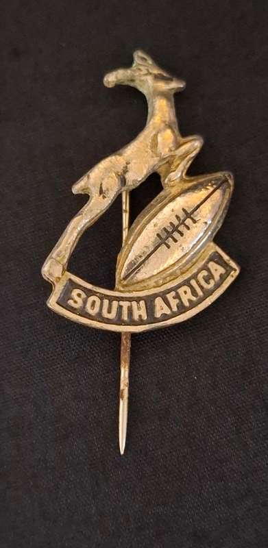 Springbok Rugby Stick Pin Badge                    E22