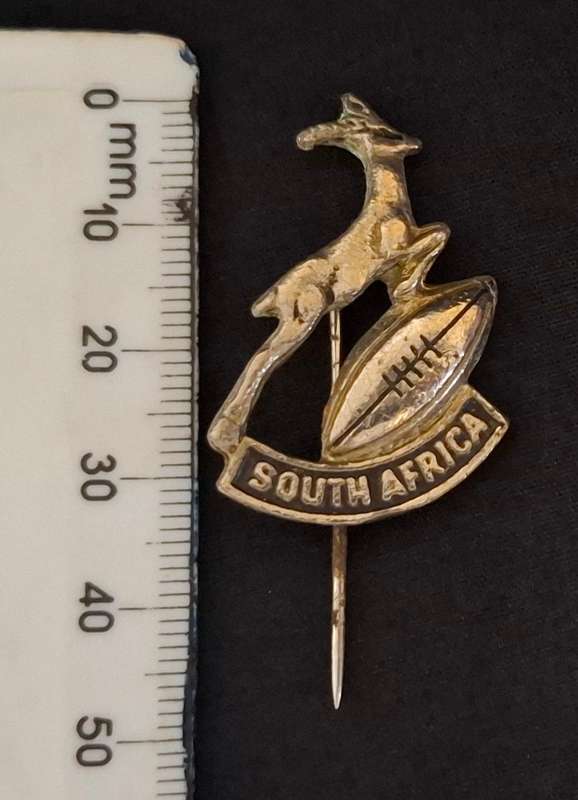 Springbok Rugby Stick Pin Badge                    E22