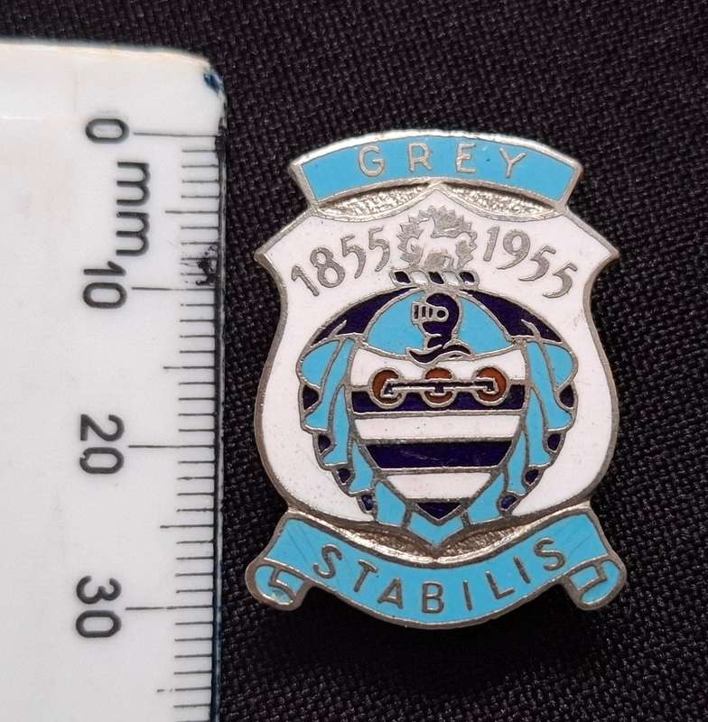 Grey Collage Bloemfontein 100 Years 1855 - 1955 Celebration Buttonhole Badge            E25