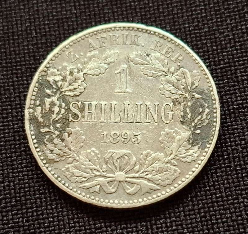 ZAR 1895 One Shilling                                E28