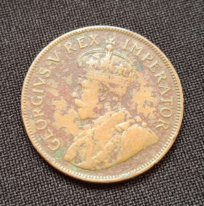 Union Of South Africa 1934 One Penny                       E34