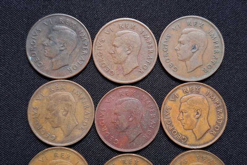 Union Of South Africa Penny Lot       ------------- One Bid For The Lot --------------  E36