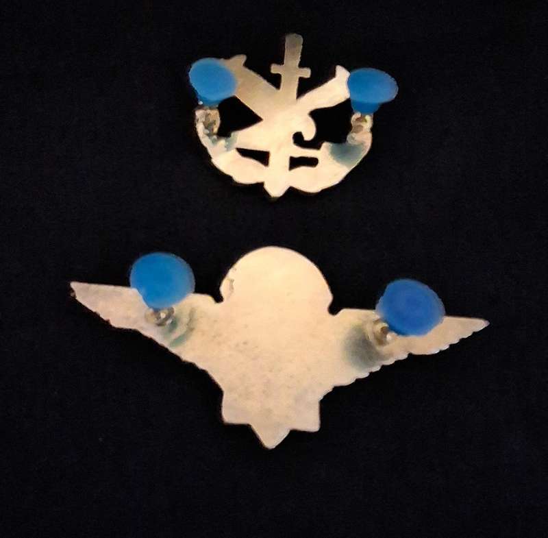 South African Police Special Task Force Operators Badge + Parachute Wings Badge Combo    E38
