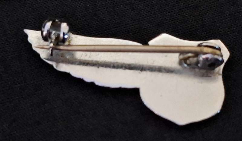 Pietermaritzburg Aero Club Pilot Wings ( Sterling Silver Hallmarked ) + Co-Pilot Wings (Not Silver)