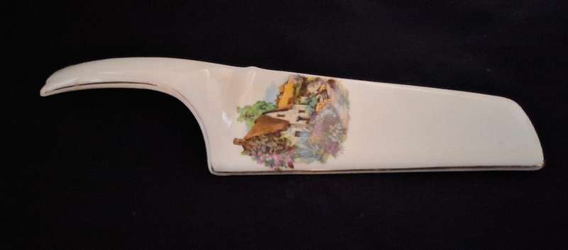 Lord Nelson Ware Elijah Cotton Square Cake Plate + Server  1950's