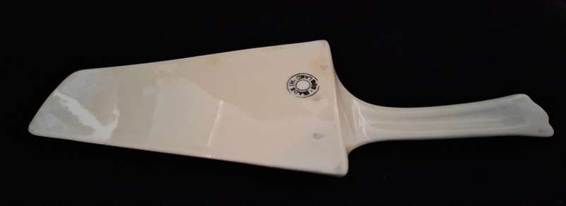 Lord Nelson Ware Elijah Cotton Square Cake Plate + Server  1950's