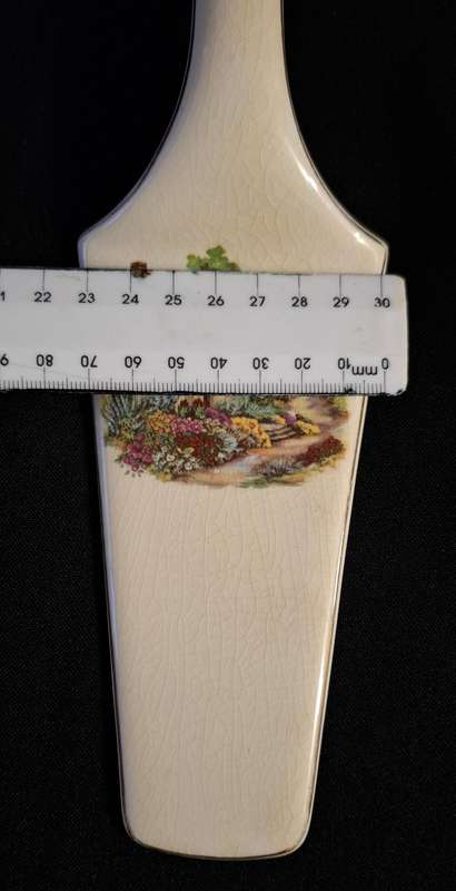 Lord Nelson Ware Elijah Cotton Square Cake Plate + Server  1950's